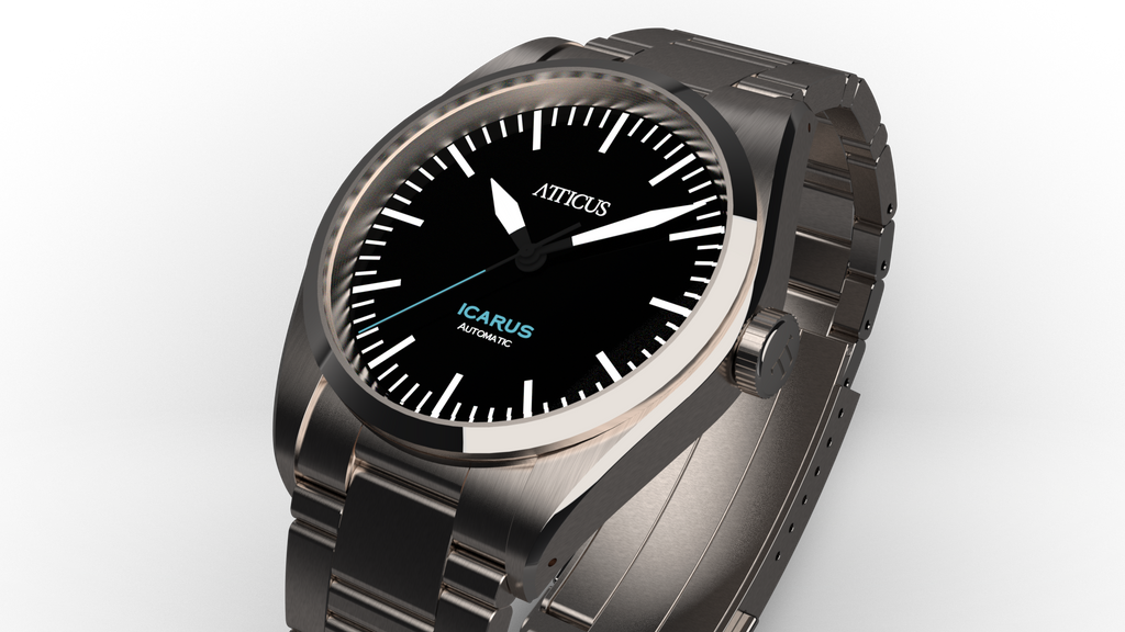 Sample Watch - Icarus Black No Date